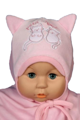 Čiapka WJ-Cz116 viazanie Mačičky mix farieb 36 38 40 42 44 1620