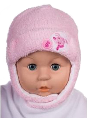 Čiapka Z-Cz055 viazanie Päť pink ružová 38 40 42 44 46 1629