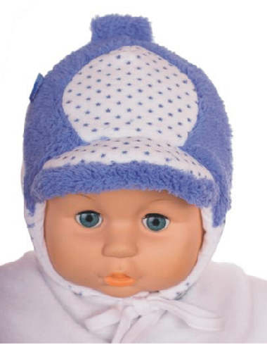 Čiapka Z-Cz076 viazanie Peter blue modrá 36 38 40 42 44 46 1636