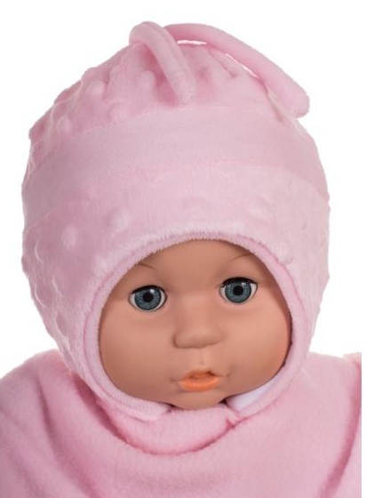 Čiapka Z-Cz074 viazanie Madia pink ružová 36 38 40 42 44 46 1637