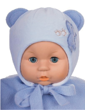 Čiapka Z-Cz058 viazanie Macko blue modrá 36 38 40 42 44 46 1669