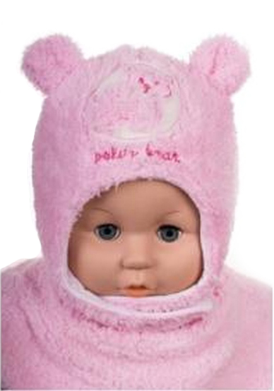 Čiapka Z-Cz057 viazanie Bobík pink ružová 38 40 42 44 46 1675