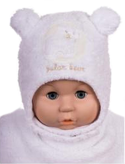 Čiapka Z-Cz057 viazanie Bobík white biela 38 40 42 44 46 1677