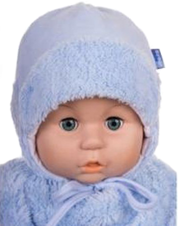 Čiapka Z-Cz043 viazanie Macko blue modrá 36 38 40 42 44 46 1699