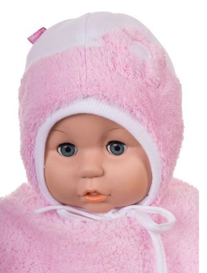 Čiapka Z-Cz029 viazanie Barbie pink ružová 36 38 40 42 46 1707