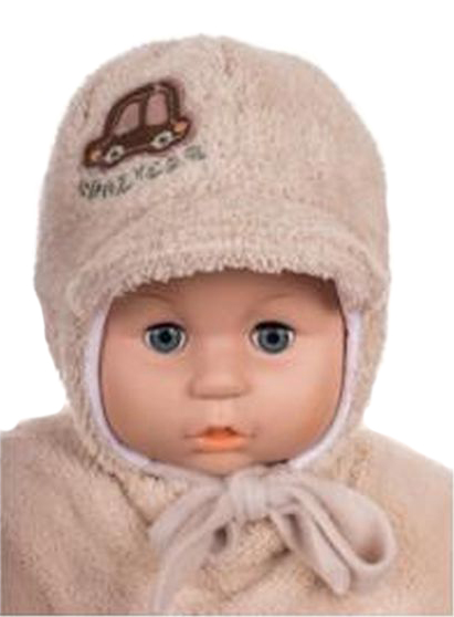 Čiapka Z-Cz018 viazanie Samko beige béžová 36 38 40 42 44 46 1725