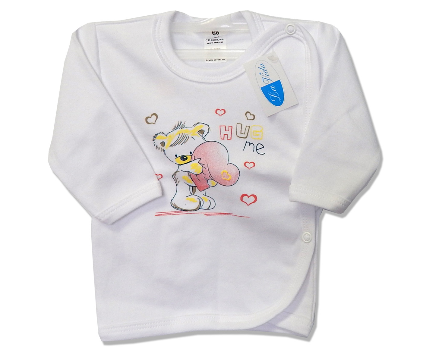 Košielka HX potlač white biela 56 1754