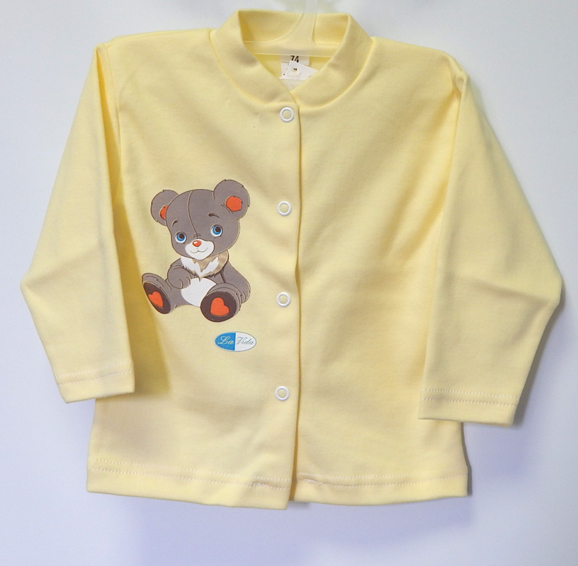 Kabátik HX potlač yellow žltá 62 3755