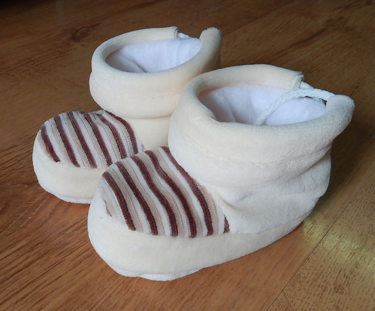 Topánky zamatové B5 nasúvačky dvojfarebné beige béžová 1805