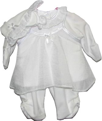 Komplet 4 dielny RB 817 white 56 62 68 74 1820