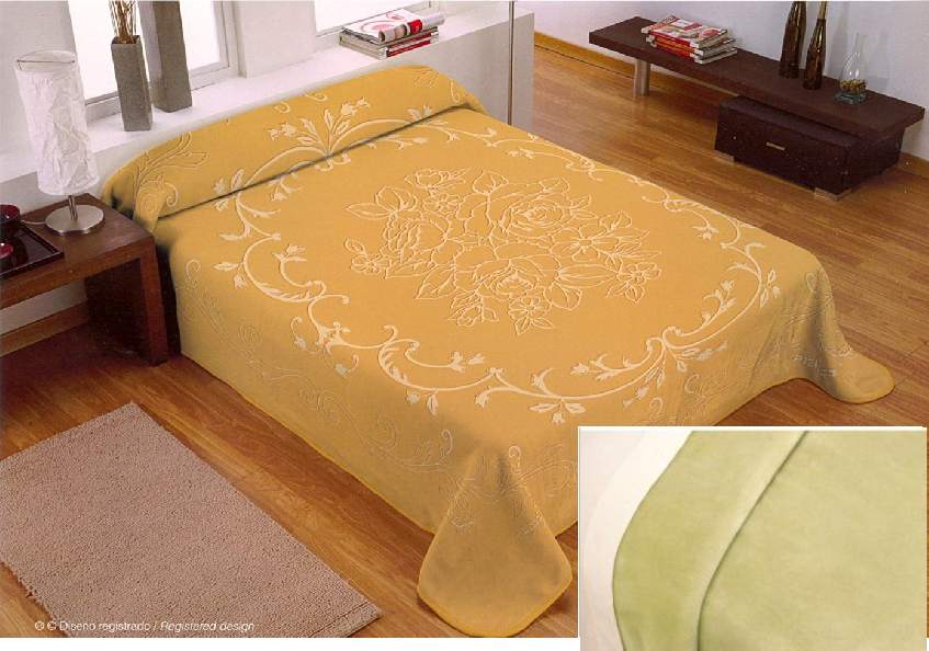 5148 220x240 34 green zelená deka 184