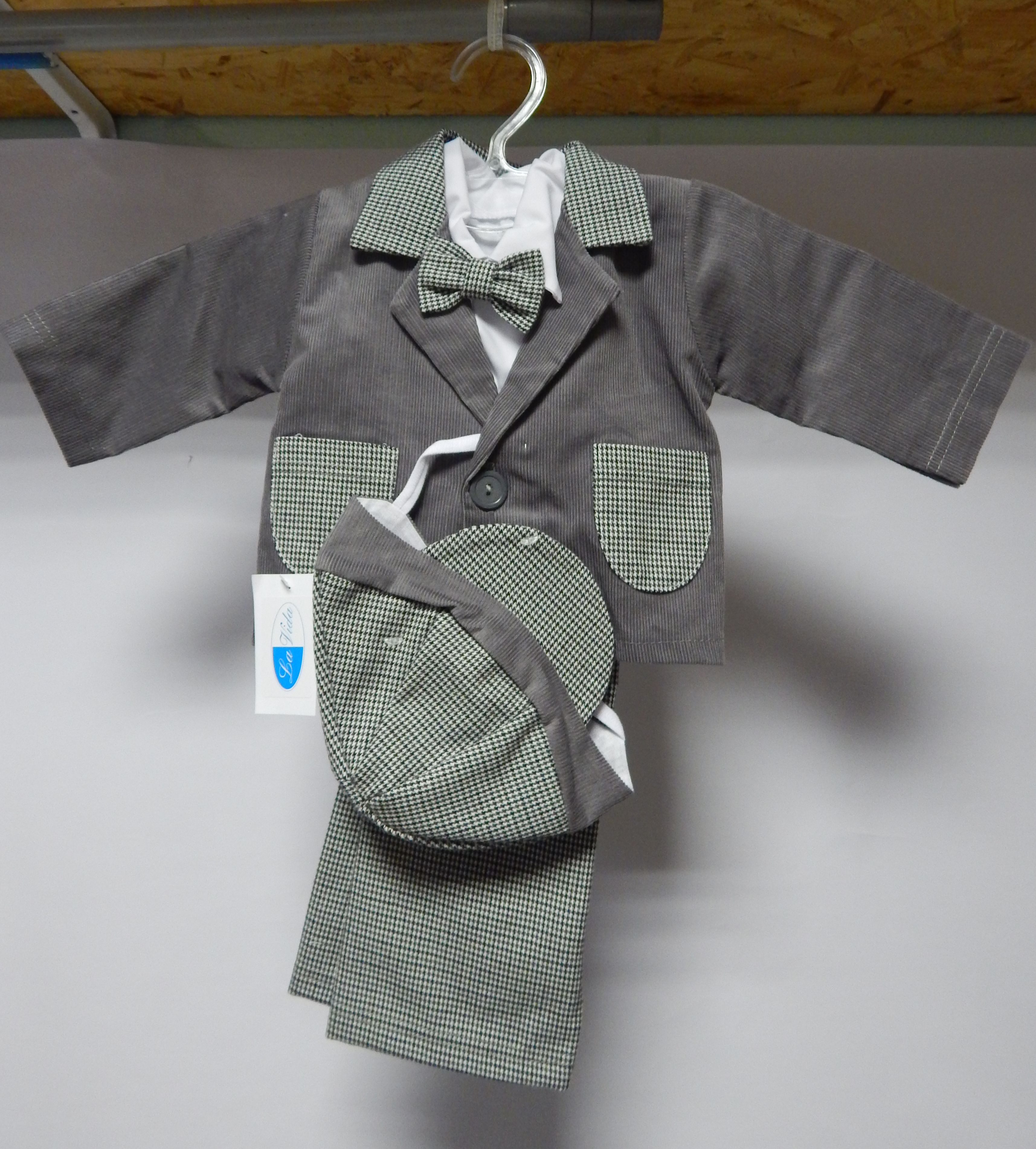 Komplet 5 dielny RB 169 grey šedá pepito Simon 68 3379