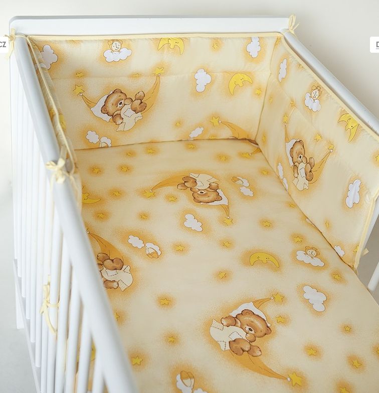 PS 1+1 100x135 40x60 BA potlač beige béžová K macko mesiačik 191