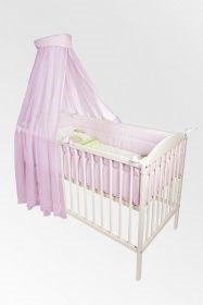 Baldachýn 450x150 záclonovina pink ružová 1965