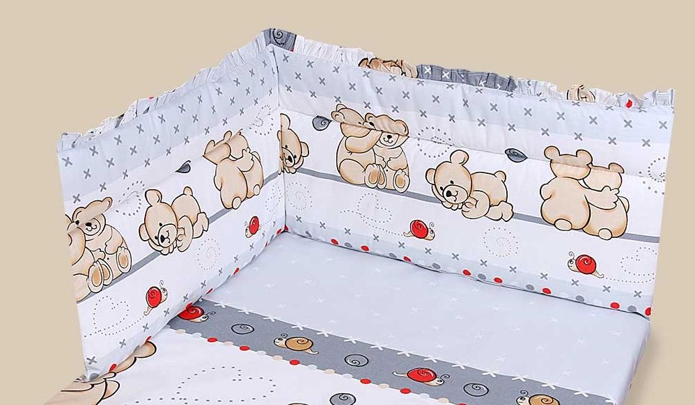 Ochranné hniezdo 160x30 BA potlač grey šedá dvaja mackovia 1985