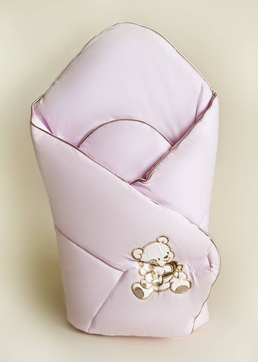 Zavinovačka kokos 80x80 výšivka ružová bavlna 199