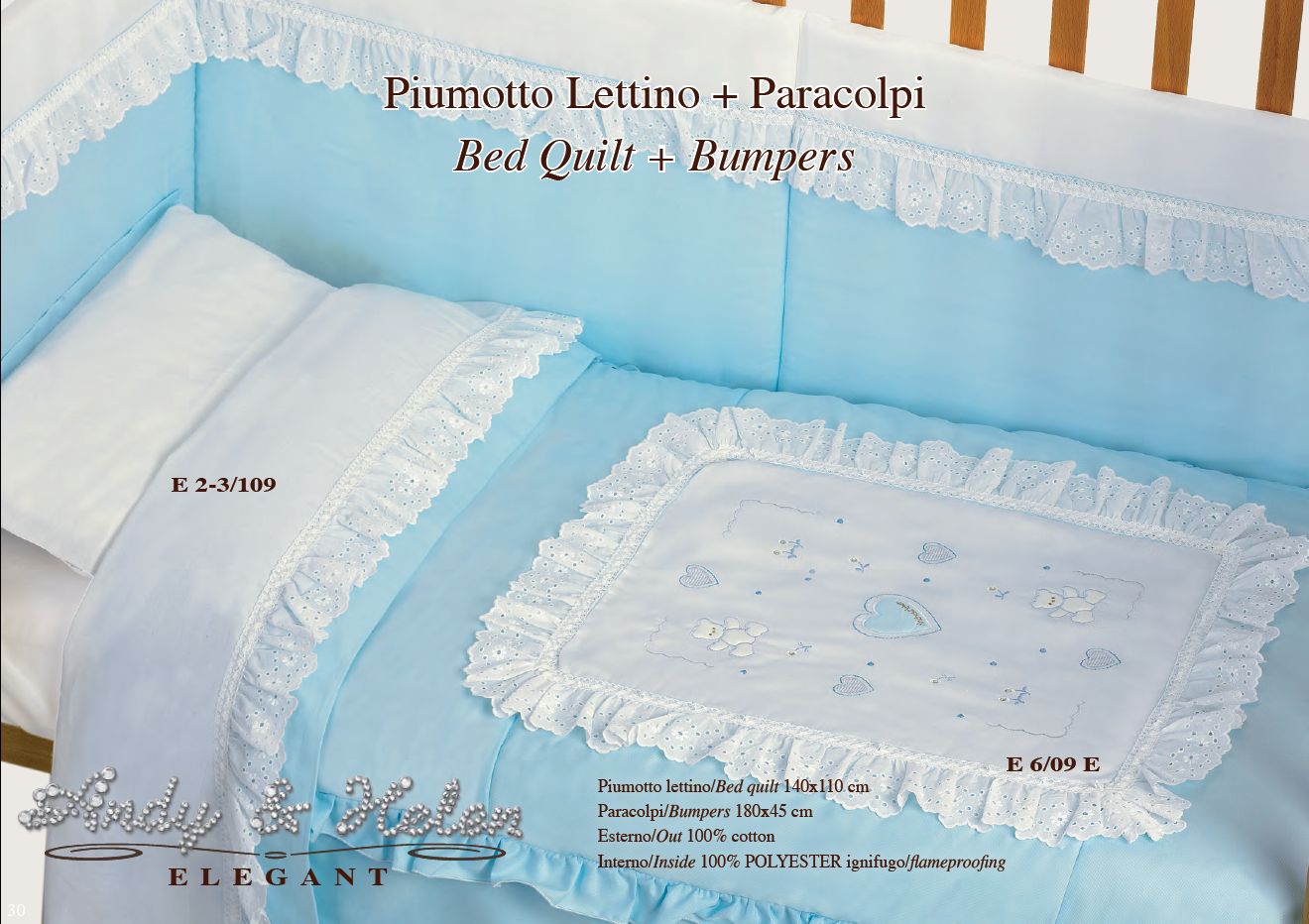 E6/09Eelegant 100x135 35x40 180x40 blue modrá 4D SW post. súpr. 1996