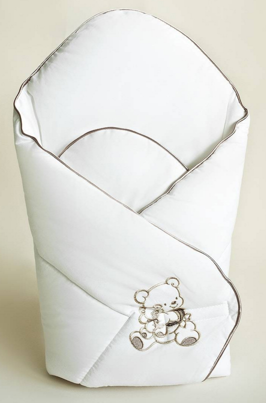 Zavinovačka hladká 80x80 Macko labky ecru béžová bez výstuže 201