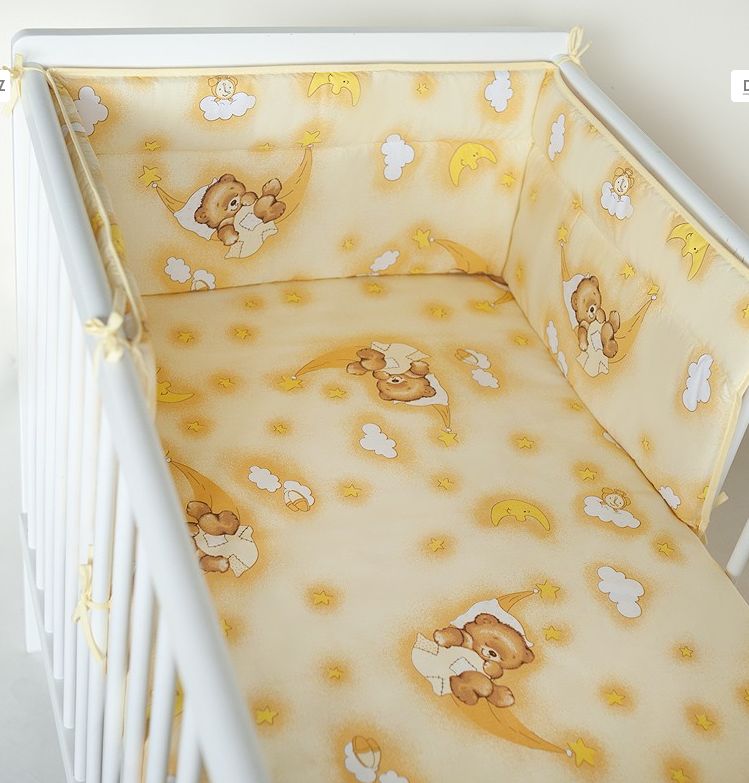 PS 1+1 90x130 40x60 BA potlač yellow žltá K macko mesiačik 205