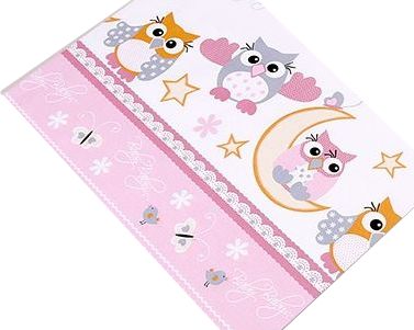 Ochranné hniezdo 160x30 BA potlač pink ružova Sova 2080