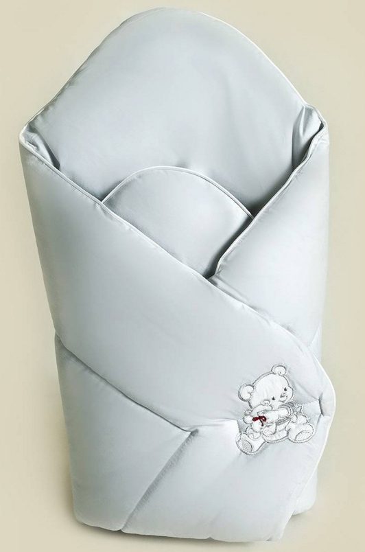 Zavinovačka hladká 80x80 Macko labky grey šedá bez výstuže 2113