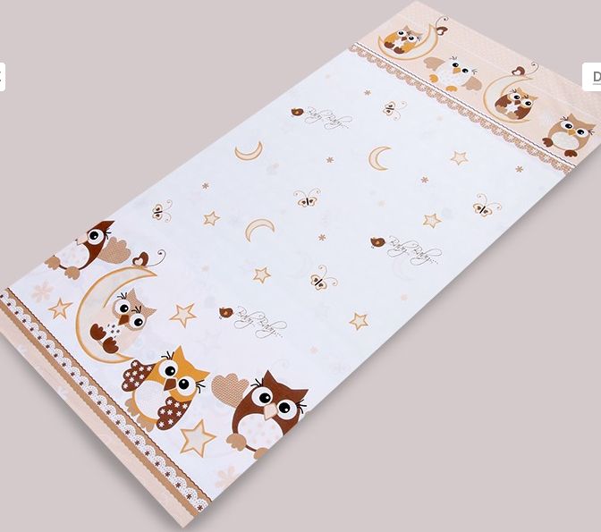 PS 3D 90x130 40x60 180x30 BA potlač beige béžová K sova 218