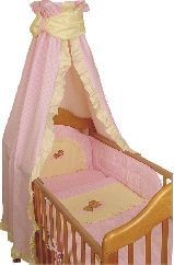 Baldachýn 200x150 bavlna pink ružová nebesa bez potlače 2207