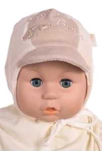 Čiapka WJ-Cz069 viazanie Car f Boys ivory maslová 36 38 40 42 44 2250