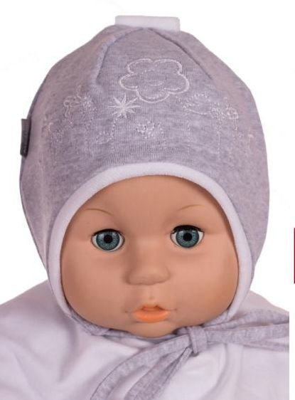 Čiapka WJ-Cz130 viazanie Justysia grey šedá 36 38 40 42 44 2294