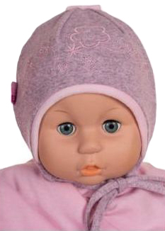 Čiapka WJ-Cz130 viazanie Justysia pink ružová 36 38 40 42 44 2295