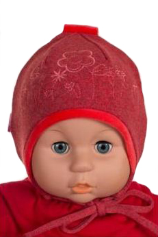 Čiapka WJ-Cz130 viazanie Justysia red červená 36 38 40 42 44 2305