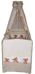 PS 1+1 90x130 40x60 BA potlač beige béžová K plyšový macko 231