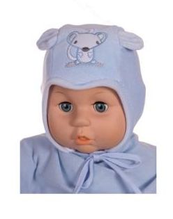 Čiapka WJ-Cz129 viazanie Myška blue modrá 36 38 40 42 2312