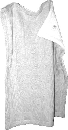 Pled 70 80x90 orange oranžová podšitá DUO pletená deka 6687