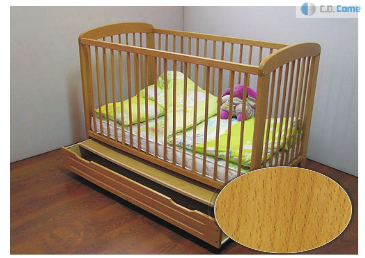 Michal beby bed postieľka natura prírodná má spúšťací bok 241