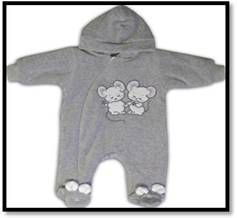 Overal zimný MG thermo grey šedá myška 74 2512