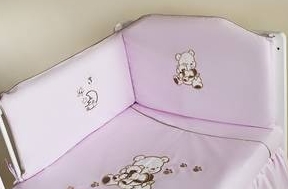 Ochranné hniezdo 180x40 Výš. pink ružová k macko labky 2453