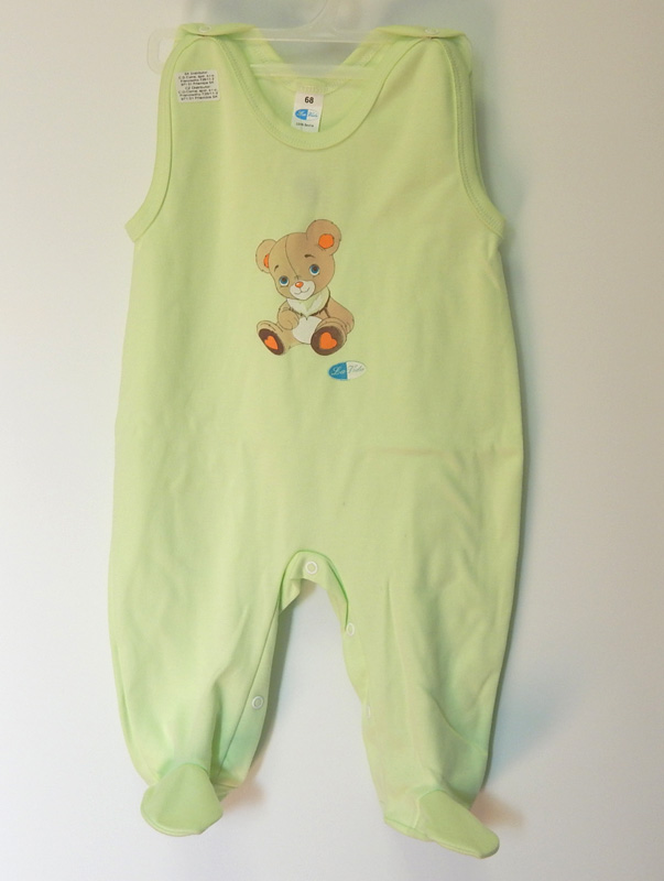 Dupačky bavlna sieťotlač green  zelená  74 2473