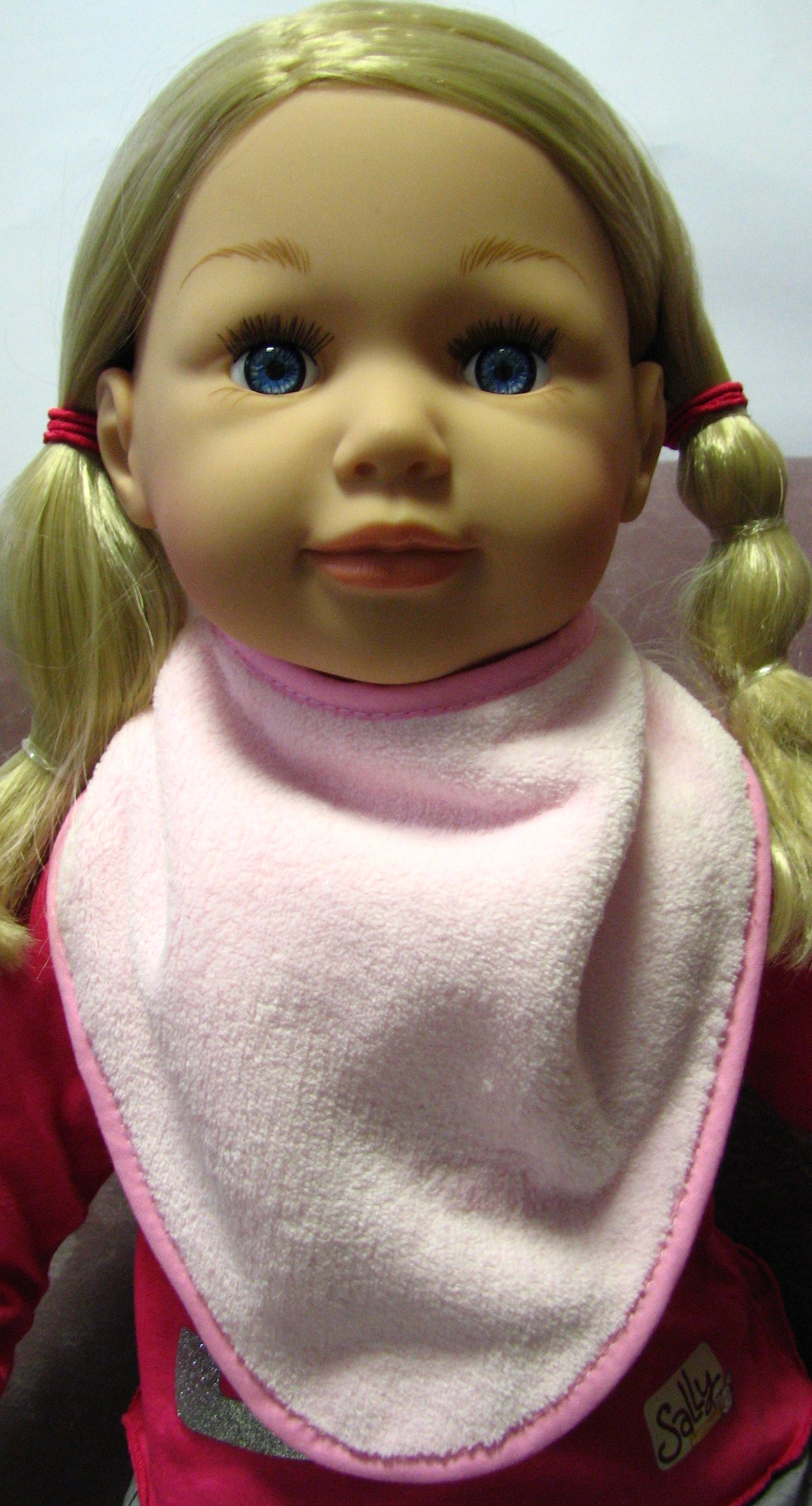 Podbradník šatka suchý zips lemovka micro podšitá pin ružová 153 2525