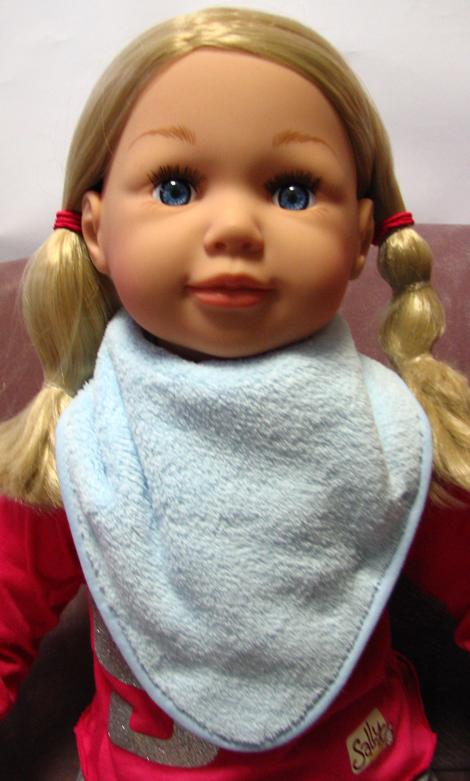 Podbradník šatka suchý zips lemovka micro podšitá blue modrá 153 2527