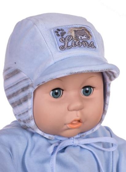 Čiapka WJ-Cz127 viazanie Klimo blue modrá 36 38 40 42 44 2536