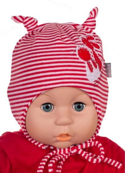 Čiapka WJ-Cz126 viazanie Supelka red červená 36 38 40 42 44 2540