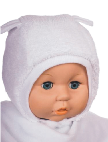 Čiapka Z-Cz034 viazanie Kulička white biela 36 38 40 42 44 46 2542