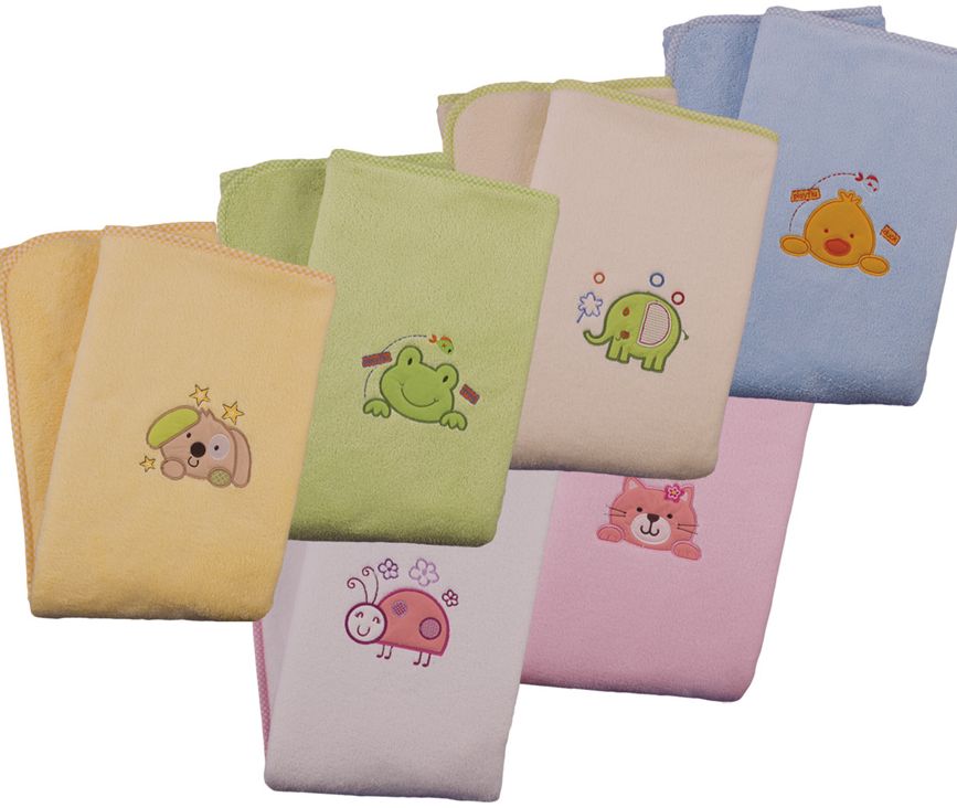 591 80x90 mikroplyš white biela deka výšivka 112