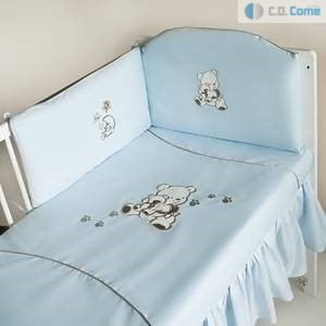 PS 3D 90x130 40x60 180x40 Výš. blue modrá K macko s labkami 2657