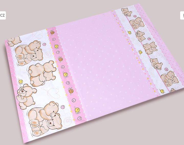 PS 3D 100x135 40x60 180x30 BA potlač pink ružová K dvaja mackovi 2843