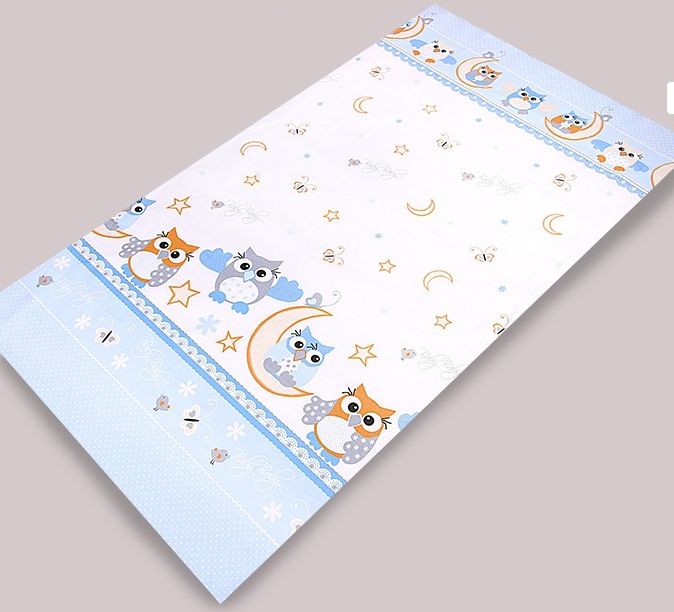 PS 4D 100x135 40x60 180x30 BA potlač blue modrá K sova 2934