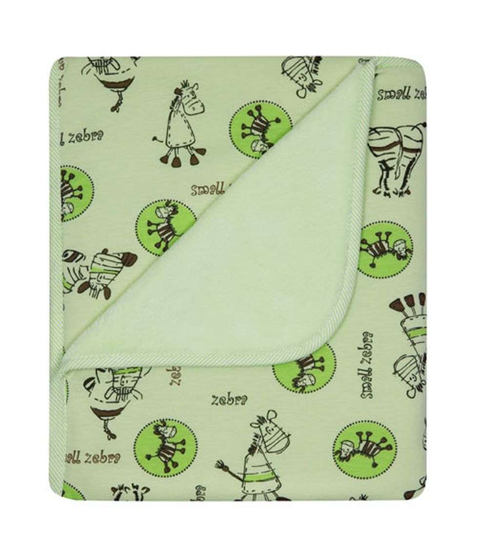 070 80x90 bavlna + mikro vyteplenie green zelená deka 302