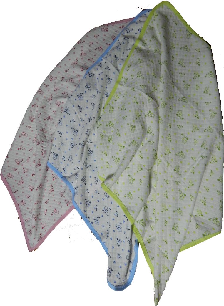 Plienková prikrývka 85x85 mix farieb 3188