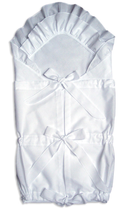 Zavinovačka 28/A biela volán štvorec 3358